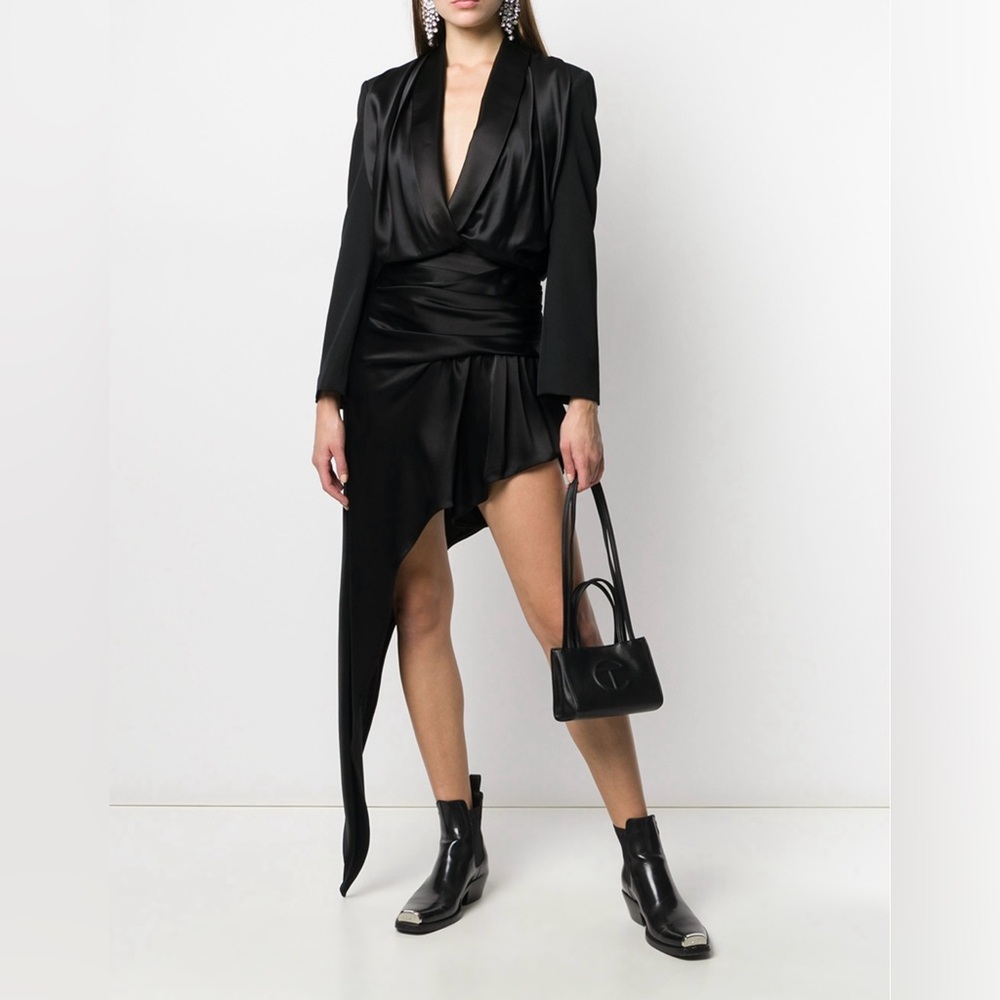 US 4 Alexander Wang tuxedo bodysuit NWT